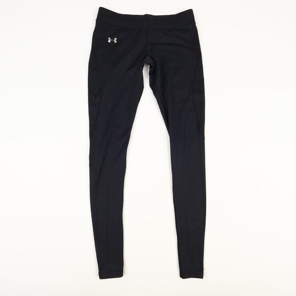 Under Armour Womens Small Cold Gear Fitted Leggings Black - Picture 2 of 7